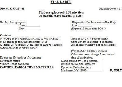 FDG Vial Label 400mCi per mL.jpg FDG Vial Label - FDG Vial Label 400mCi per mL